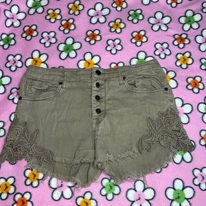 Cute pair of summer shorts,navy green color size 10/30